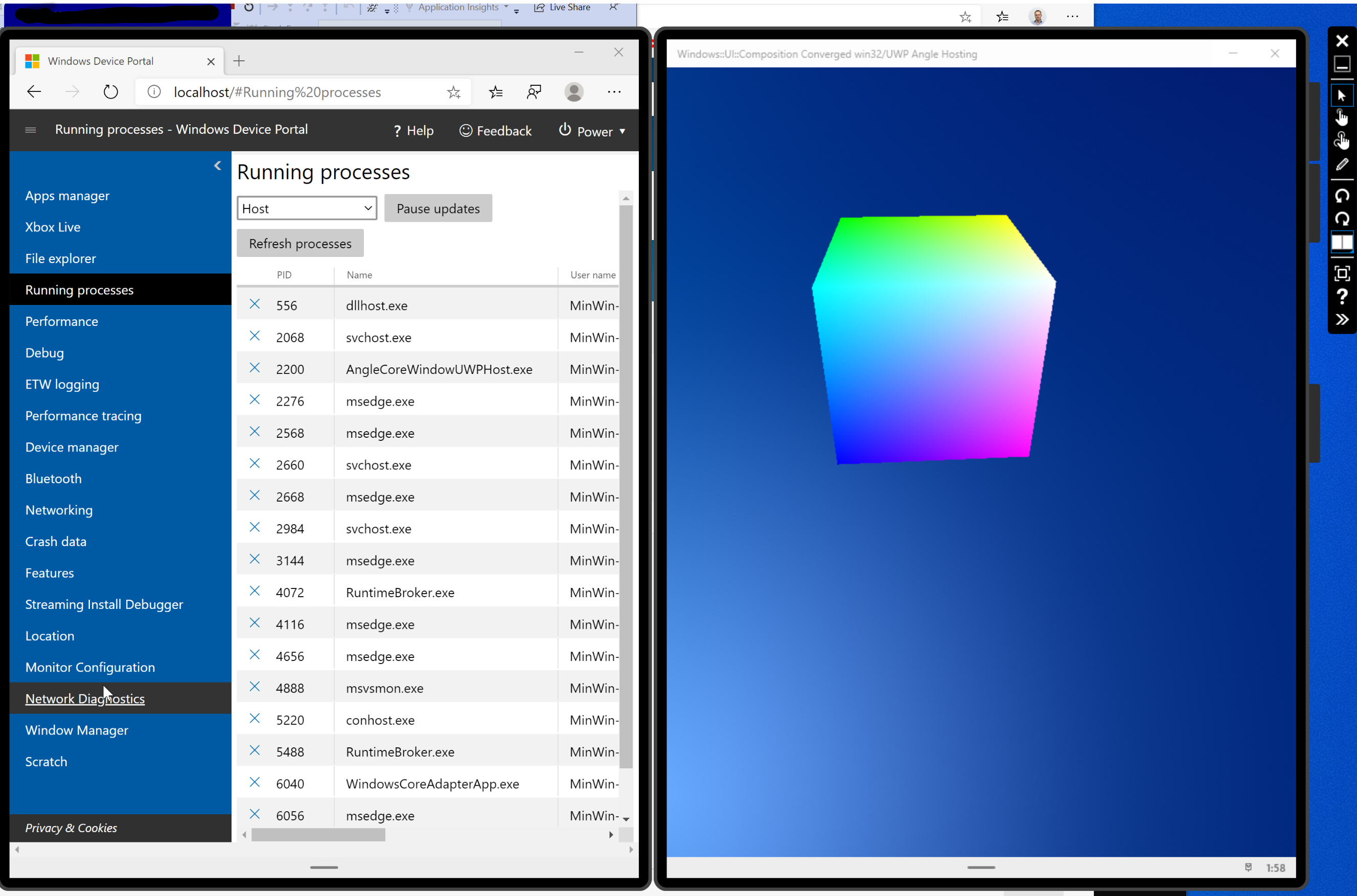 angie in 10X emulator